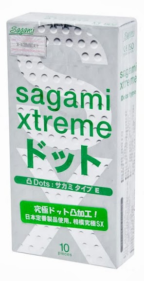 Презервативы Sagami Xtreme Type-E с точками - 10 шт. - Sagami - купить с доставкой в Казани