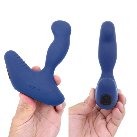 Синий вибромассажер простаты NEXUS REVO 2.0 с вращающейся головкой - Nexus Range - в Казани купить с доставкой