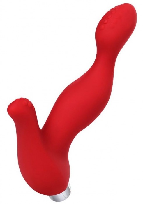 Красный силиконовый вибростимулятор простаты Proman - 12,5 см. - ToyFa - в Казани купить с доставкой