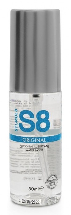 Универсальный лубрикант на водной осноdе S8 Original Lube - 50 мл. - Stimul8 - купить с доставкой в Казани