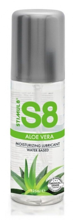 Лубрикант на водной основе S8 Aloe Vera Lube - 125 мл. - Stimul8 - купить с доставкой в Казани