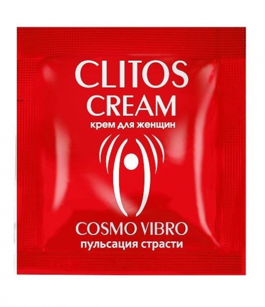 Пробник возбуждающего крема для женщин Clitos Cream - 1,5 гр. - Биоритм - купить с доставкой в Казани