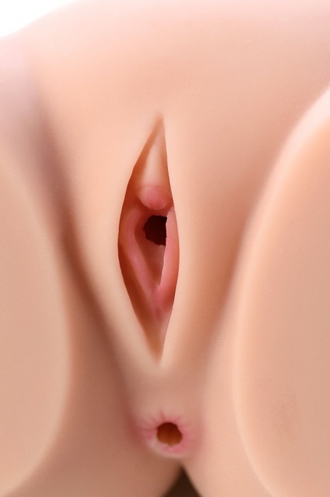 Мастурбатор-полуторс Cherry с вибрацией и двумя любовными тоннелями - KOKOS - в Казани купить с доставкой