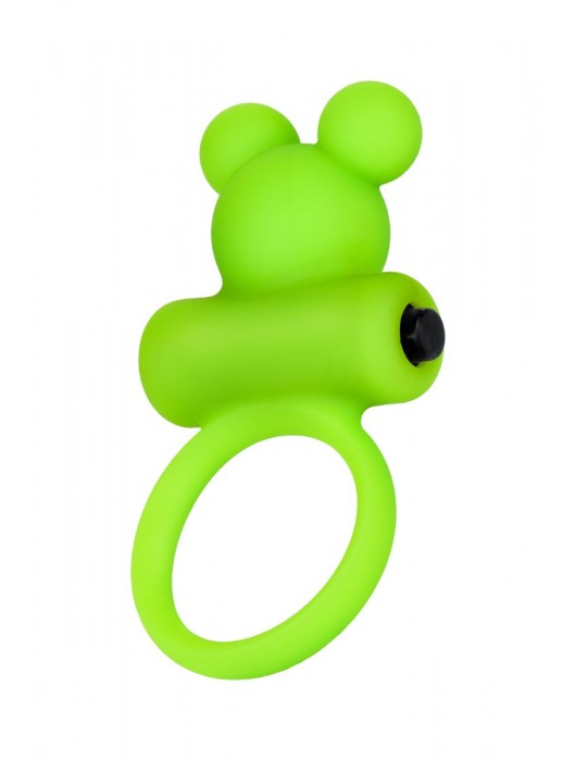 Зеленое виброкольцо на пенис A-Toys - A-toys - в Казани купить с доставкой