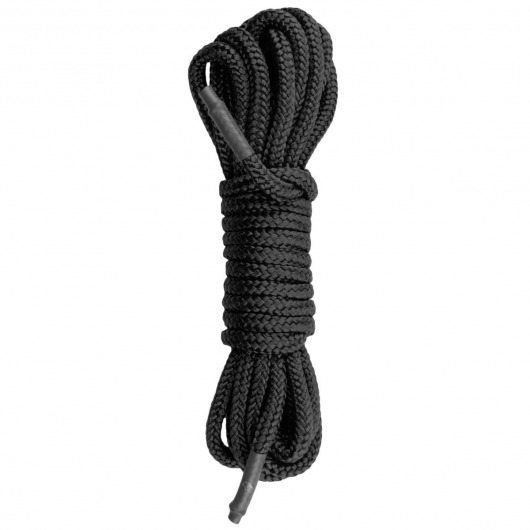 Черная веревка для бондажа Easytoys Bondage Rope - 5 м. - Easy toys - купить с доставкой в Казани