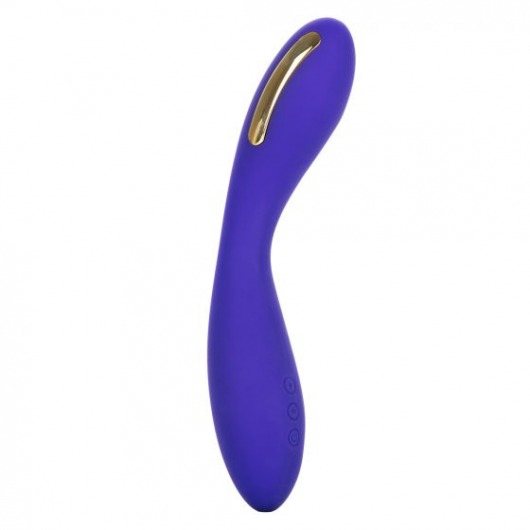 Фиолетовый вибратор с электростимуляцией Intimate E-Stimulator Wand - 21,5 см. - California Exotic Novelties - купить с доставкой в Казани