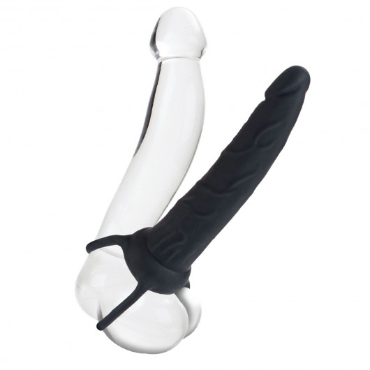 Насадка на пенис Silicone Love Rider Dual Penetrator для двойного проникновения - 14 см. - California Exotic Novelties - в Казани купить с доставкой