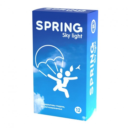 Ультратонкие презервативы SPRING SKY LIGHT - 12 шт. - SPRING - купить с доставкой в Казани