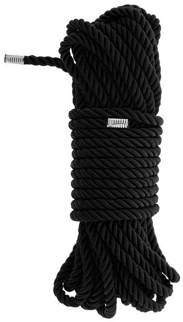 Черная веревка для бондажа BONDAGE ROPE - 10 м. - Dream Toys - купить с доставкой в Казани