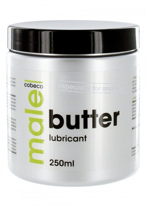 Анальный лубрикант MALE Cobeco Butter Lubricant - 250 мл. - Cobeco - купить с доставкой в Казани