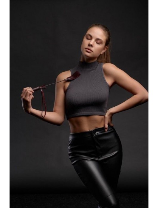 Бордовый стек Ladys Arsenal - 24 см. - БДСМ Арсенал - купить с доставкой в Казани