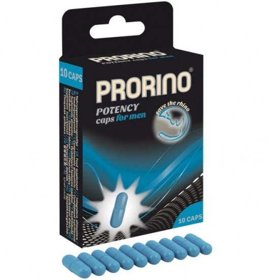 БАД для мужчин ero black line PRORINO Potency Caps for men - 10 капсул - Ero - купить с доставкой в Казани