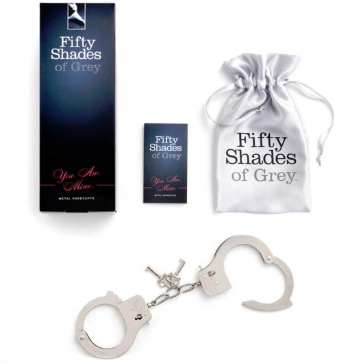 Металлические наручники Metal Handcuffs - Fifty Shades of Grey - купить с доставкой в Казани