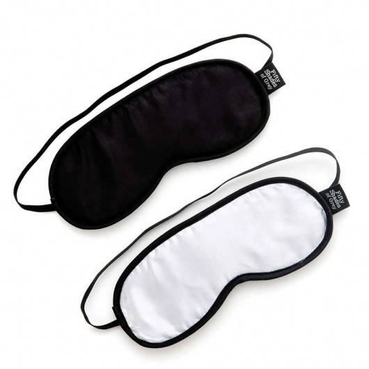 Набор из двух масок на глаза Soft Blindfold Twin Pack - Fifty Shades of Grey - купить с доставкой в Казани