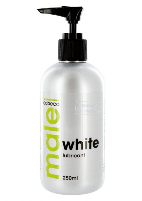 Анальная смазка на водной основе MALE Cobeco White Lubricant - 250 мл. - Cobeco - купить с доставкой в Казани