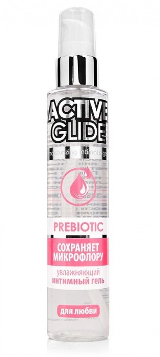 Увлажняющий интимный гель Active Glide Prebiotic - 100 гр. - Биоритм - купить с доставкой в Казани