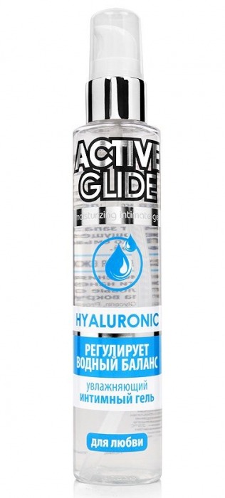 Увлажняющий интимный гель Active Glide Hyaluronic - 100 гр. - Биоритм - купить с доставкой в Казани