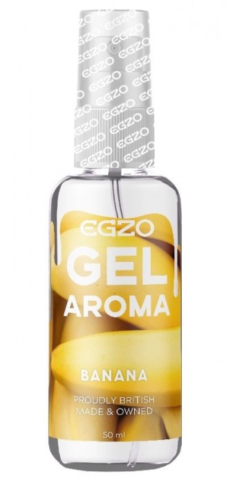 Интимный лубрикант EGZO AROMA с ароматом банана - 50 мл. - EGZO - купить с доставкой в Казани