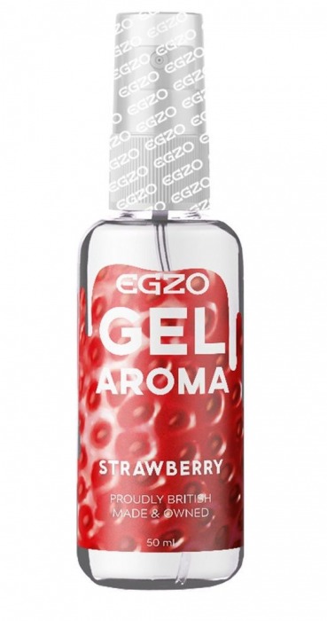 Интимный лубрикант EGZO AROMA с ароматом клубники - 50 мл. - EGZO - купить с доставкой в Казани