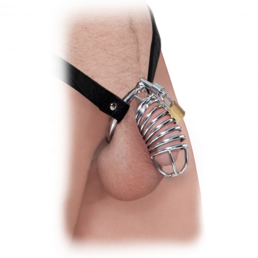 Кольцо верности Extreme Chastity Belt с фиксацией головки - Pipedream - купить с доставкой в Казани