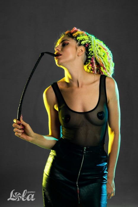 Черный стек Tease - 56,5 см. - Lola Games - купить с доставкой в Казани