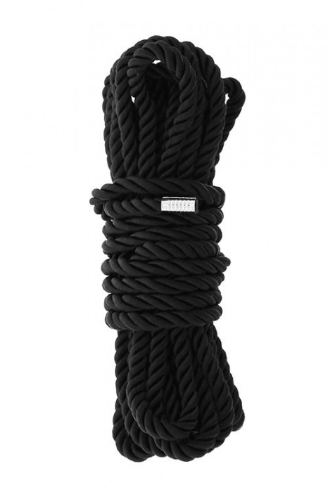 Черная веревка для шибари DELUXE BONDAGE ROPE - 5 м. - Dream Toys - купить с доставкой в Казани