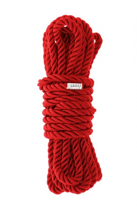 Красная веревка для шибари DELUXE BONDAGE ROPE - 5 м. - Dream Toys - купить с доставкой в Казани