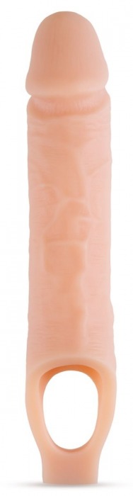 Телесный реалистичный фаллоудлинитель 10 Inch Silicone Cock Sheath Penis Extender - 25,4 см. - Blush Novelties - в Казани купить с доставкой