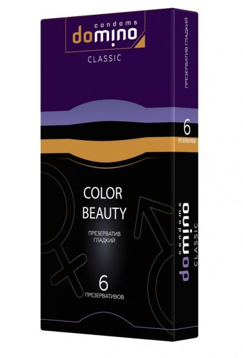 Разноцветные презервативы DOMINO Colour Beauty - 6 шт. - Domino - купить с доставкой в Казани