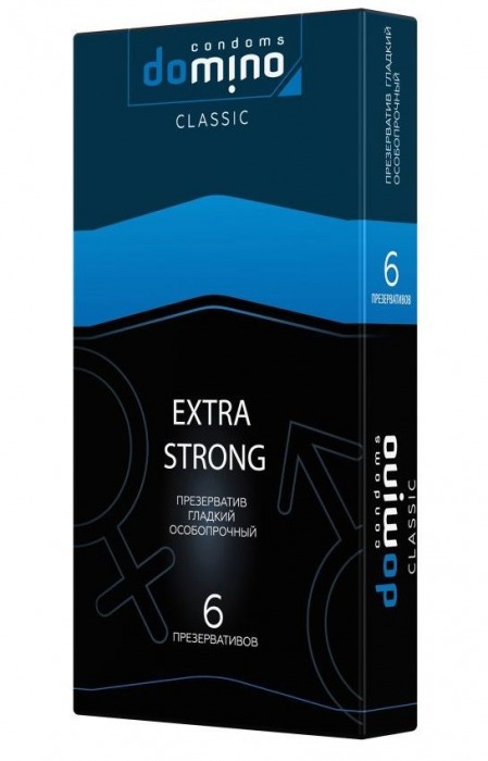 Суперпрочные презервативы DOMINO Extra Strong - 6 шт. - Domino - купить с доставкой в Казани