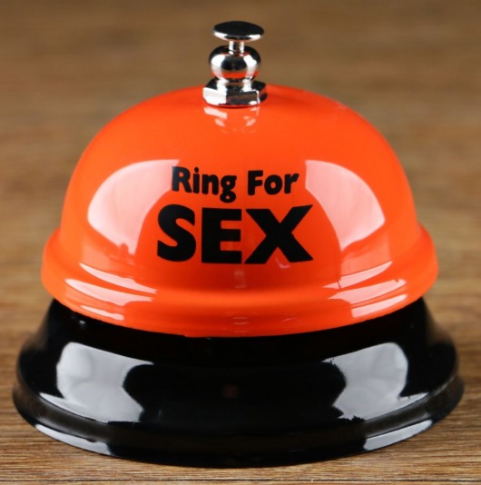 Настольный звонок RING FOR SEX - Сима-Ленд - купить с доставкой в Казани