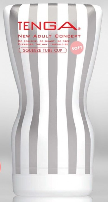 Мастурбатор TENGA Squeeze Tube Cup Soft - Tenga - в Казани купить с доставкой