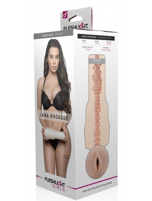 Мастурбатор-вагина Fleshlight Girls - Lana Rhoades Destiny - Fleshlight - в Казани купить с доставкой