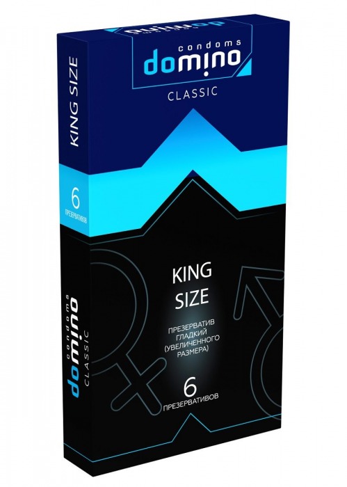 Презервативы увеличенного размера DOMINO Classic King size - 6 шт. - Domino - купить с доставкой в Казани