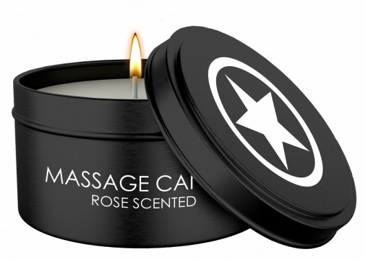 Массажная свеча с ароматом розы Massage Candle - Shots Media BV - купить с доставкой в Казани