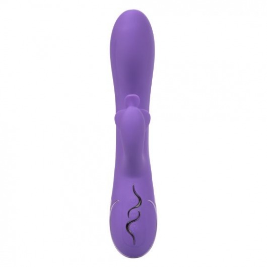 Фиолетовый вибромассажер Inflatable G-Flutter с функцией расширения - 21 см. - California Exotic Novelties
