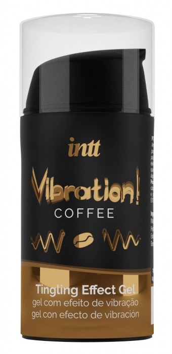 Жидкий интимный гель с эффектом вибрации Vibration! Coffee - 15 мл. - INTT - купить с доставкой в Казани