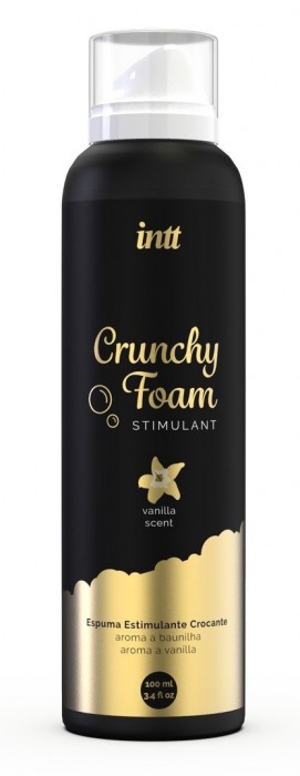 Пенка для массажа Crunchy Foam Stimulant Vanilla - 100 мл. - INTT - купить с доставкой в Казани