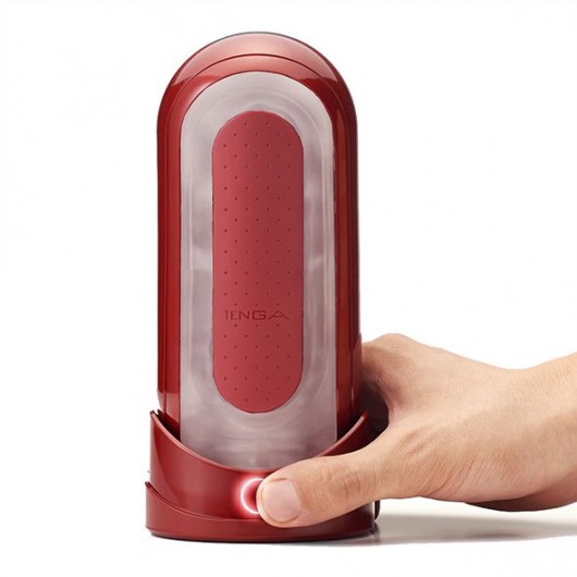 Красный мастурбатор Flip Zero Red   Warmer с подогревом - Tenga - в Казани купить с доставкой