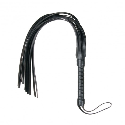 Черный флоггер Flogger Whip - 46 см. - Easy toys - купить с доставкой в Казани