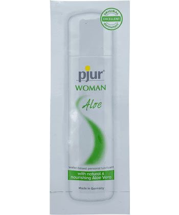 Лубрикант на водной основе pjur WOMAN Aloe - 2 мл. - Pjur - купить с доставкой в Казани