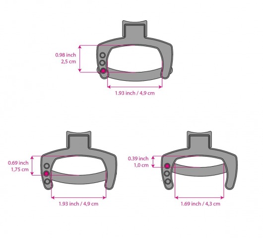 Кольцо с зажимом для мошонки для пояса верности Pubic Enemy - MyStim - купить с доставкой в Казани