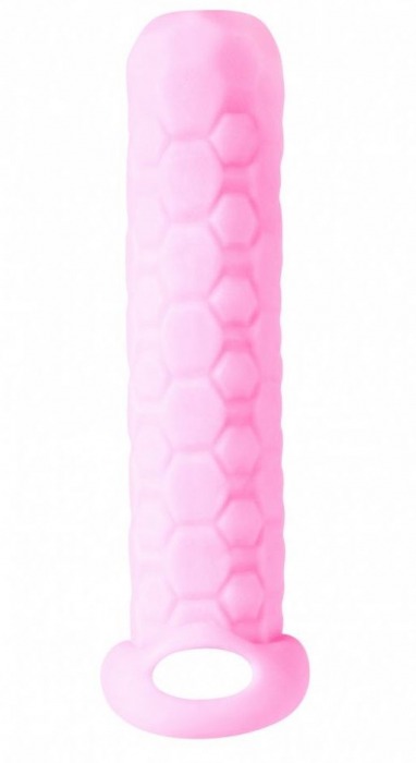 Розовый фаллоудлинитель Homme Long - 13,5 см. - Lola Games - в Казани купить с доставкой