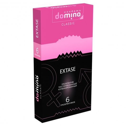 Презервативы с точками и рёбрышками DOMINO Classic Extase - 6 шт. - Domino - купить с доставкой в Казани
