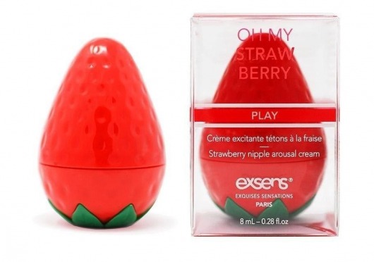Крем для стимуляции сосков Oh My Strawberry - 8 мл. - Exsens - купить с доставкой в Казани