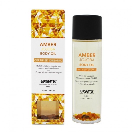 Органическое массажное масло AMBER JOJOBA - 100 мл. - Exsens - купить с доставкой в Казани