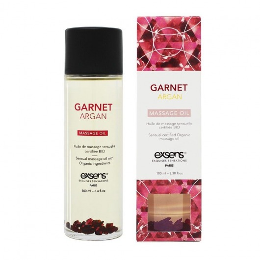 Органическое массажное масло GARNET ARGAN - 100 мл. - Exsens - купить с доставкой в Казани