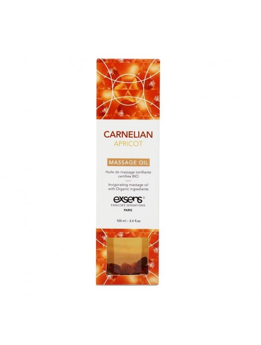 Органическое массажное масло CARNELIAN APRICOT - 100 мл. - Exsens - купить с доставкой в Казани