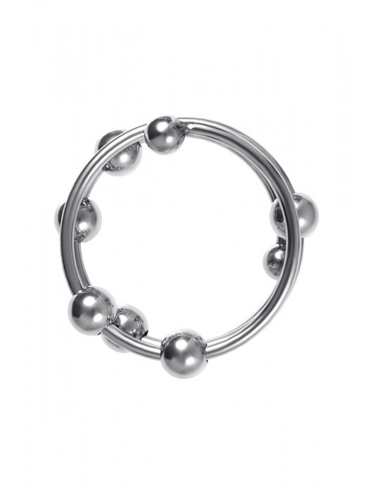 Большое металлическое кольцо под головку пениса - ToyFa - купить с доставкой в Казани