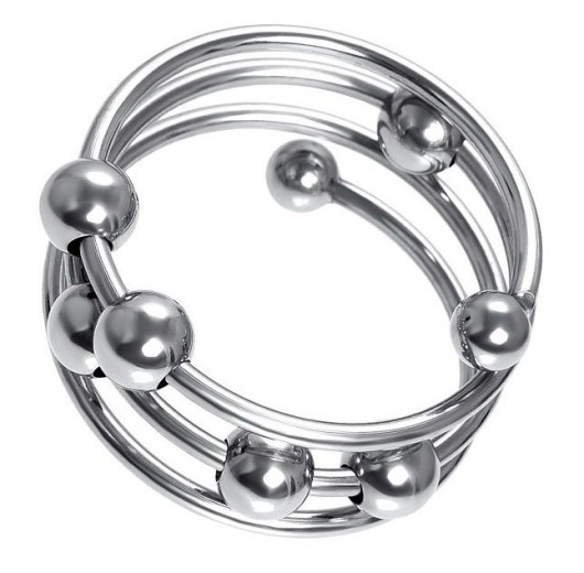 Большое металлическое кольцо под головку пениса - ToyFa - купить с доставкой в Казани